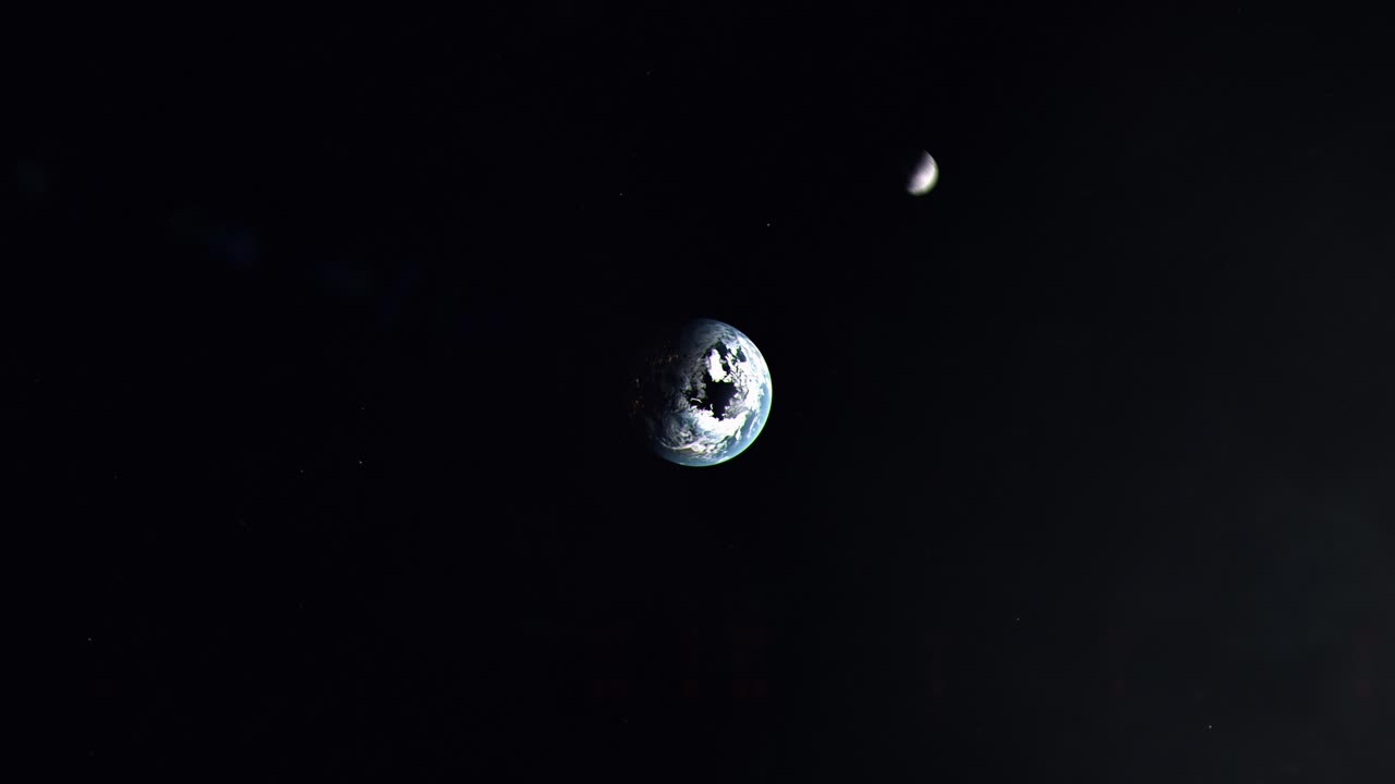 Timelapse of the Moon Slowly Drifting Away From Planet Earth Over Millions of Years