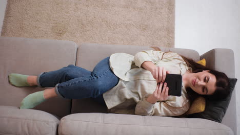 young girl at home