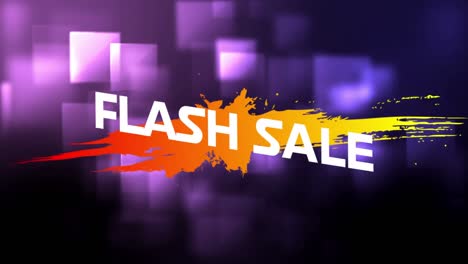 Flash-Sale-Grafik-Auf-Violettem-Hintergrund