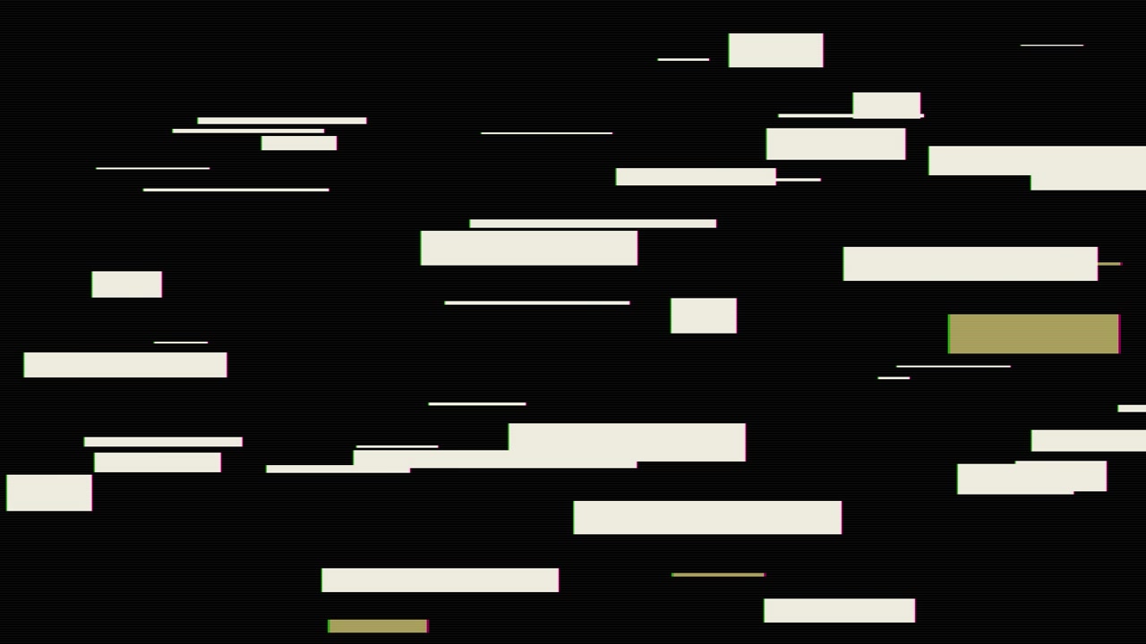 Efeito Glitch Digital com Barras Horizontais em Movimento