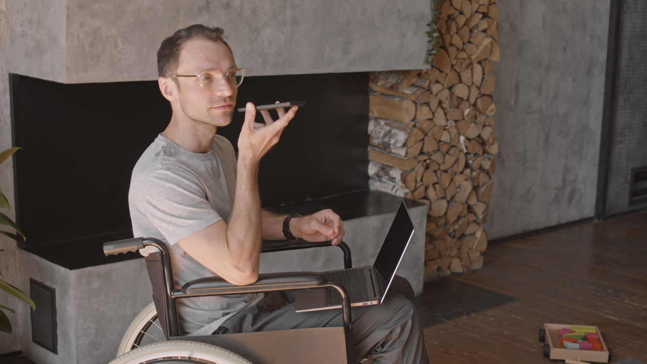 Freelancer Working in Wheelchair