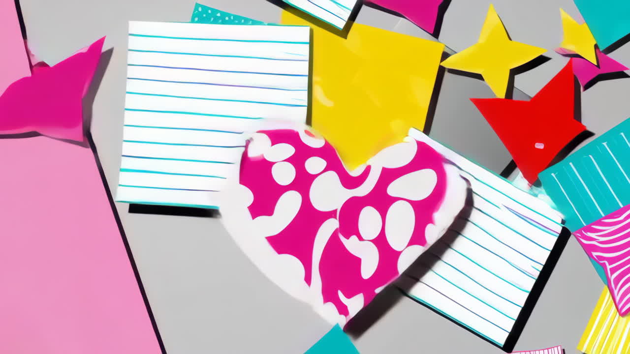 Colorful Geometric Paper Shapes