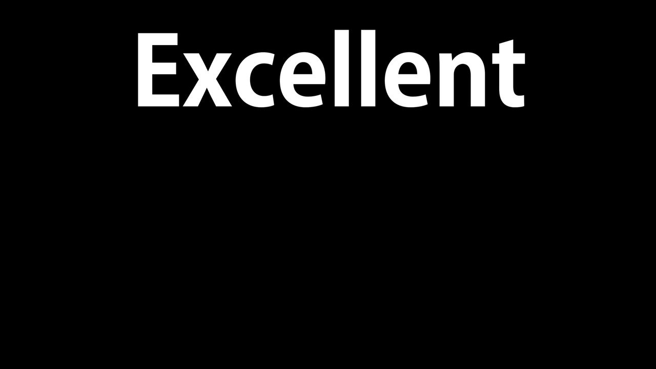 Excellent text animation message motion graphics