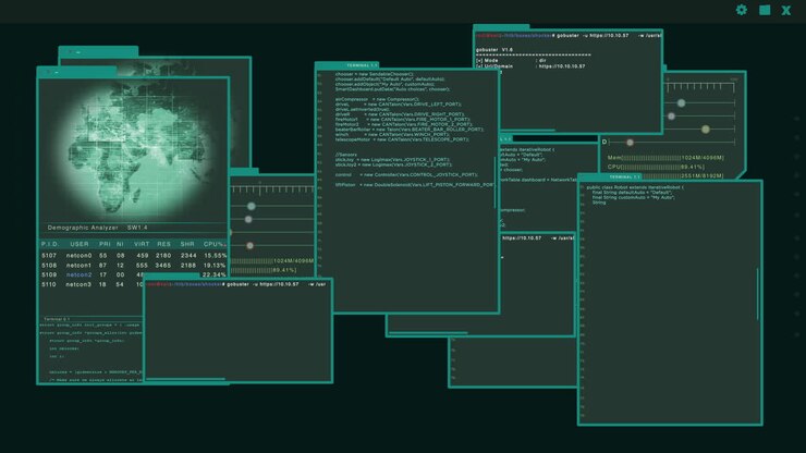 Cybersecurity Interface with Code and Process Monitoring