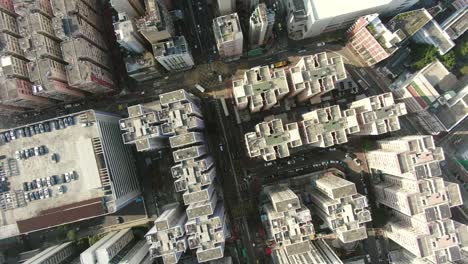 aerial view of hong kong whampoa area buildings