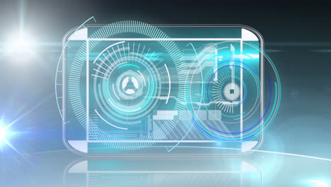 Animation-of-scopes-scanning-and-data-processing-over-digital-screen