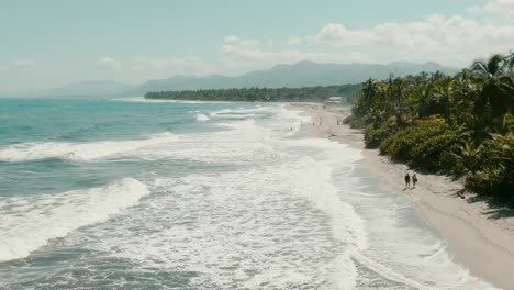 Drone-Aéreo-De-Playa,-Colombia