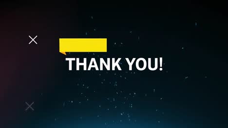 Animation-of-thank-you-text-over-light-spots-on-black-background