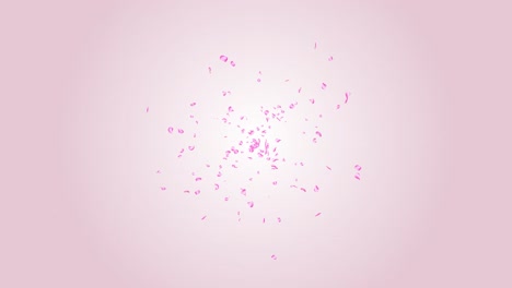random rose petals against background green screen great for presentation forms ad wedding birthday