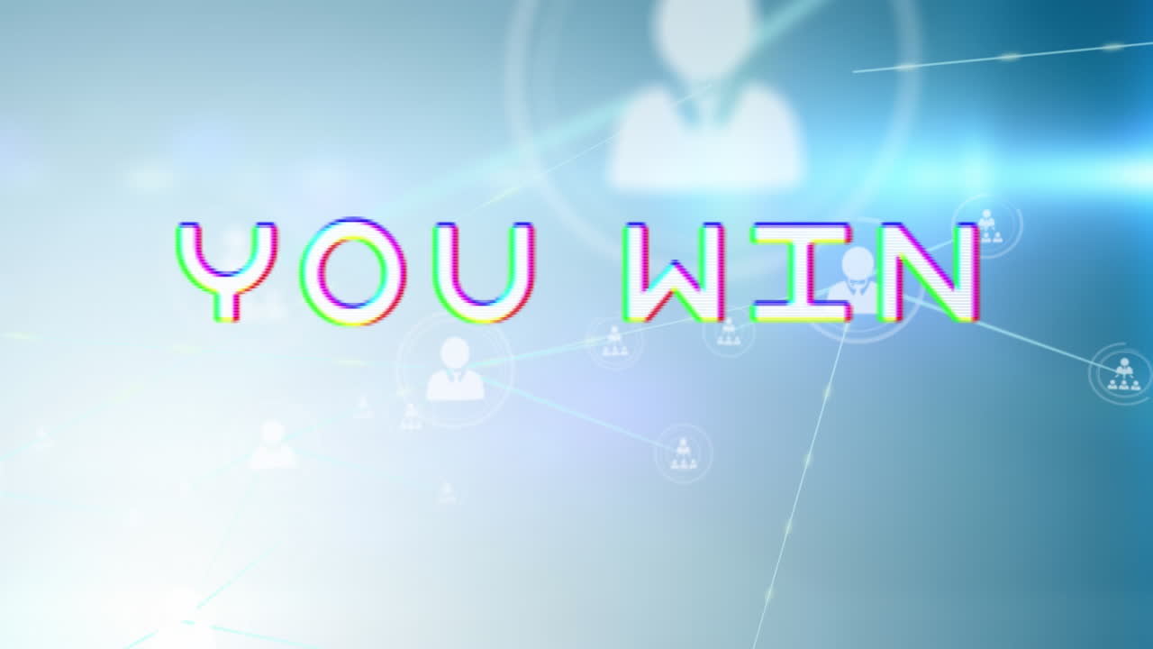 윈 텍스트의 애니메이션, 아이콘과 데이터 처리의 연결 네트워크