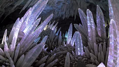 crystal-lined cave