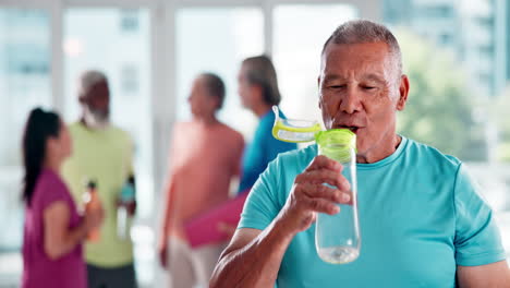 senior citizens engaging in fitness activities