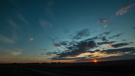 sunset. beautiful clouds