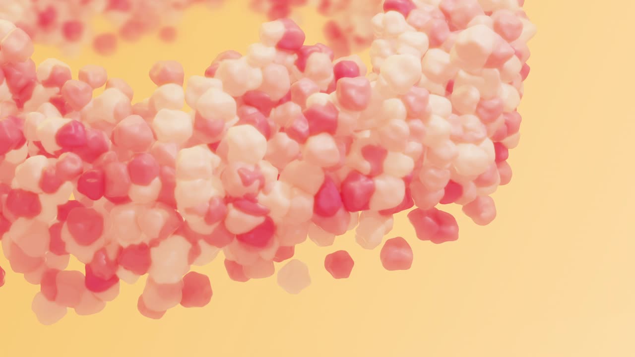 달한 사탕과 같은 추상적인 피스 회전. 루프 회전 설탕  b-롤