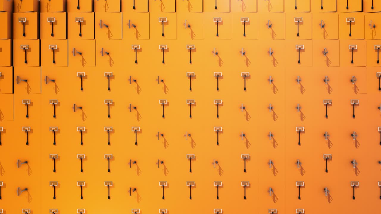 coloridos deportes de baloncesto y baloncesto fondo abstracto naranja