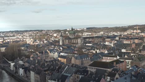 church-on-a-hill-in-Namur,-Belgium