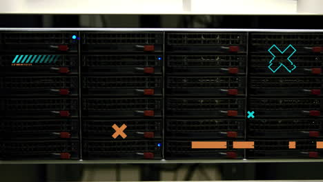 animation of markers and data processing