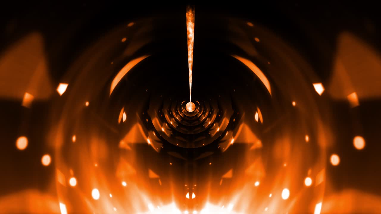 energía de fuego de llama abstracta sala 3d. flujos de energía de vórtice en la animación de bucle sin costura moderna. arte abstracto poder energía de llama bucle de fondo texturizado. animación 4k ciencia ficción energía de fuego y sala de llamas.