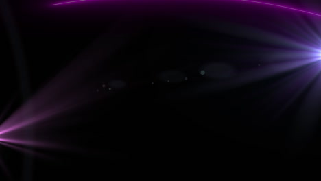 animation of purple and pink glowing light on black background