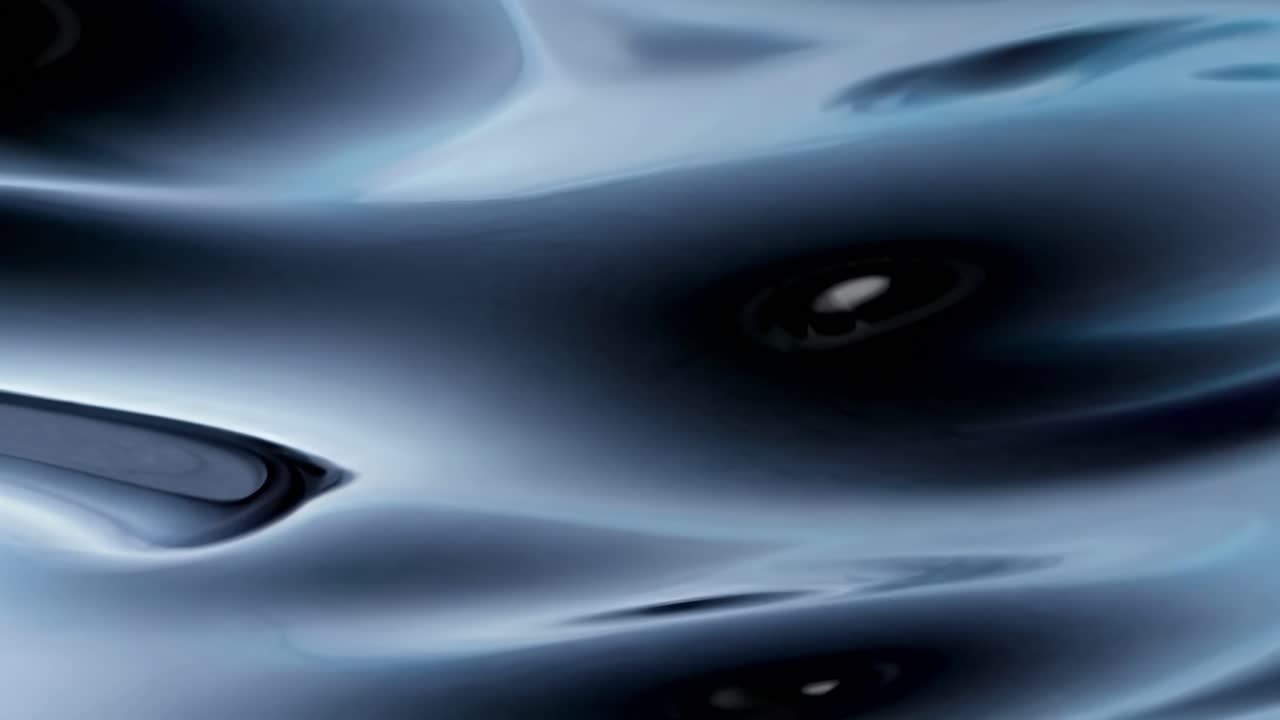 Abstract video with swirling dark blue patterns, shot from a close-up angle, creating a sense