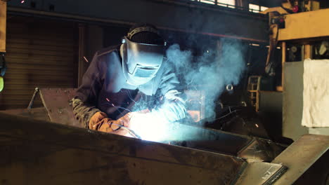 person working in a factory