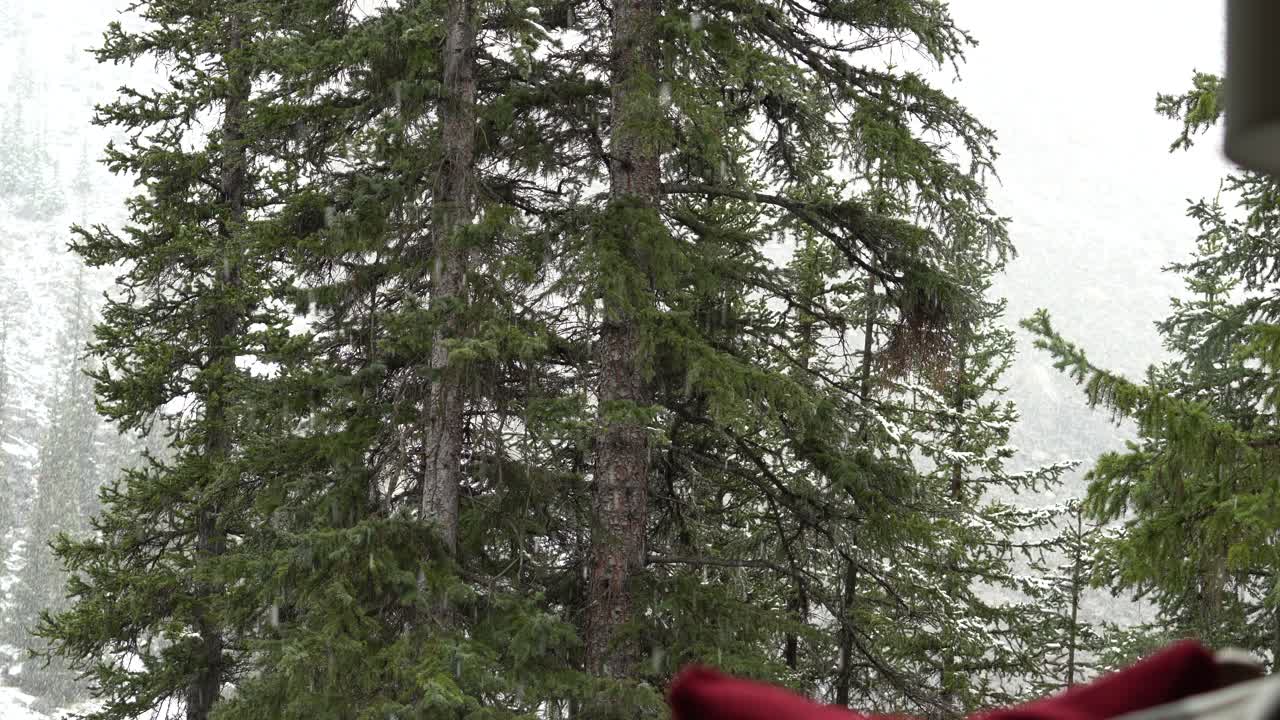 fondo de nieve que cae