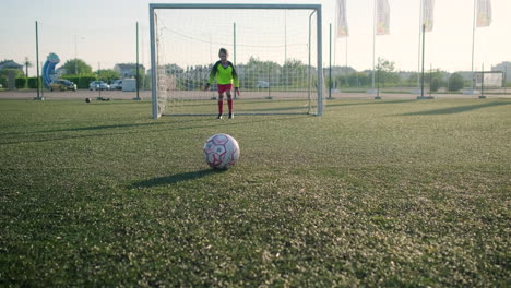 young soccer players in action