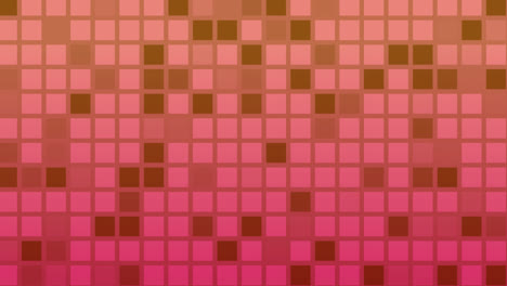 looping animation of red and purple colored tiles change color and pattern