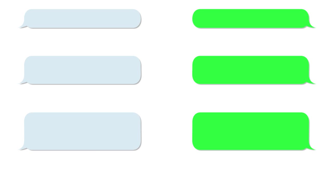 SMS message animation in 4K