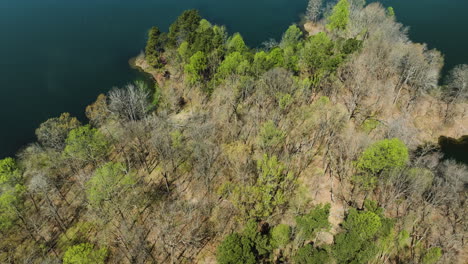 lago de pesca de glen springs lago en el condado de tipton, tennessee, estados unidos