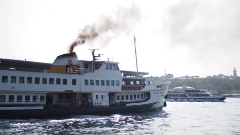 ferry in istanbul harbor