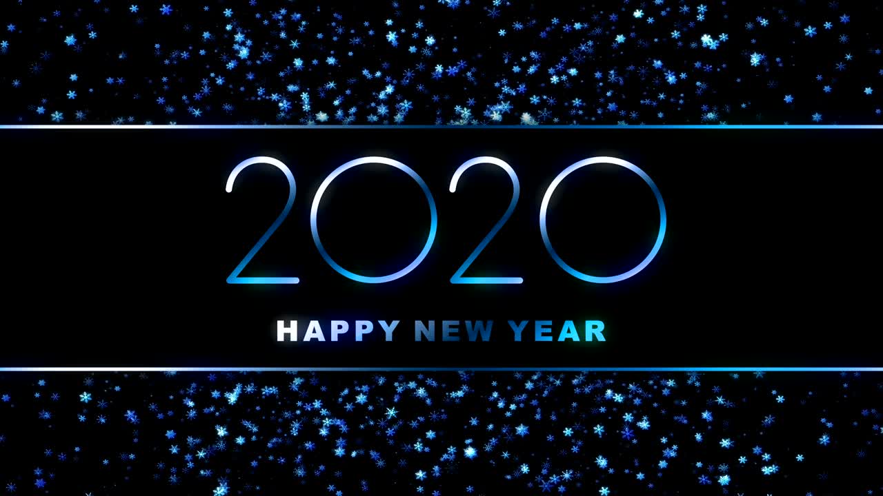 Felice anno nuovo 2020.