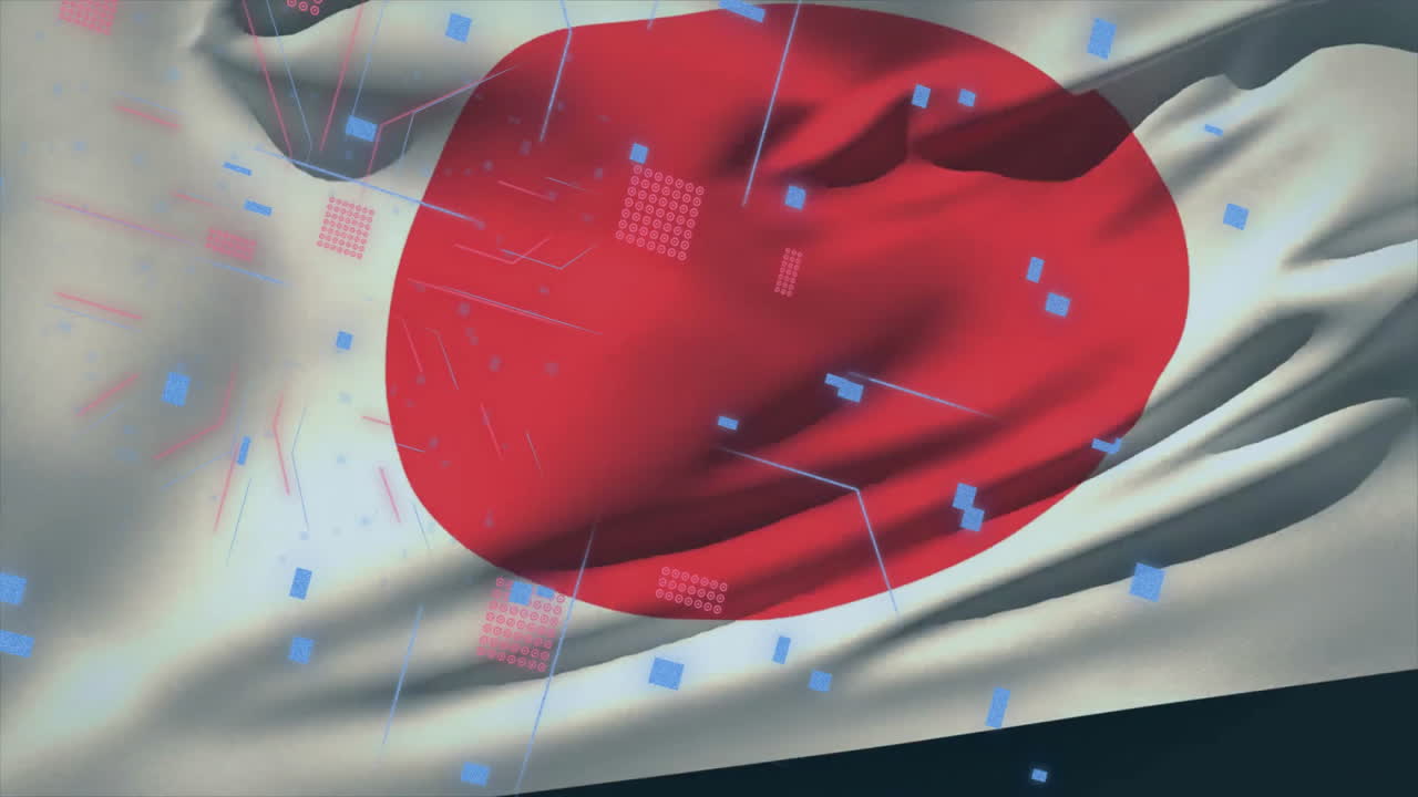 일본 발의 애니메이션, 컴퓨터 회로판을 통해 디지털 데이터 처리