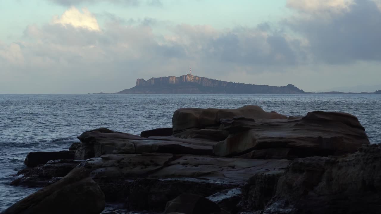 Udsigt over havet fra Taiwans nordkyst