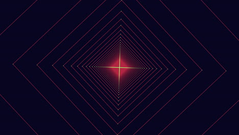 patrón rojo audaz con punto focal negro, diseño en forma de cuadrícula y cuadrado rojo intenso
