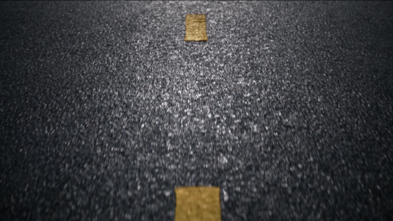 자동차는 밤의 길을 고 있습니다. 울트라 hd 4k에서 루프 애니메이션.