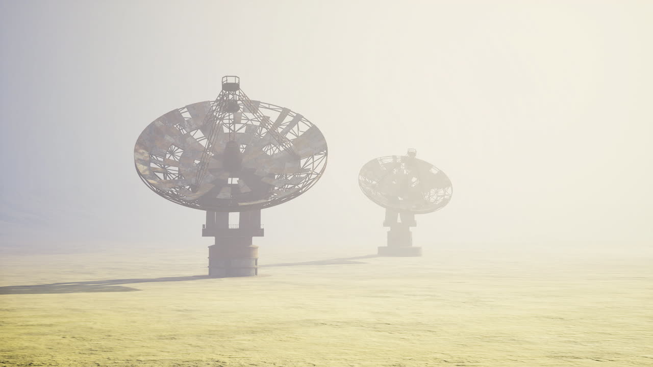 Infrared images reveal shadowy satellite configurations in foggy atmosphere