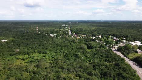 aterrizando en la selva maya