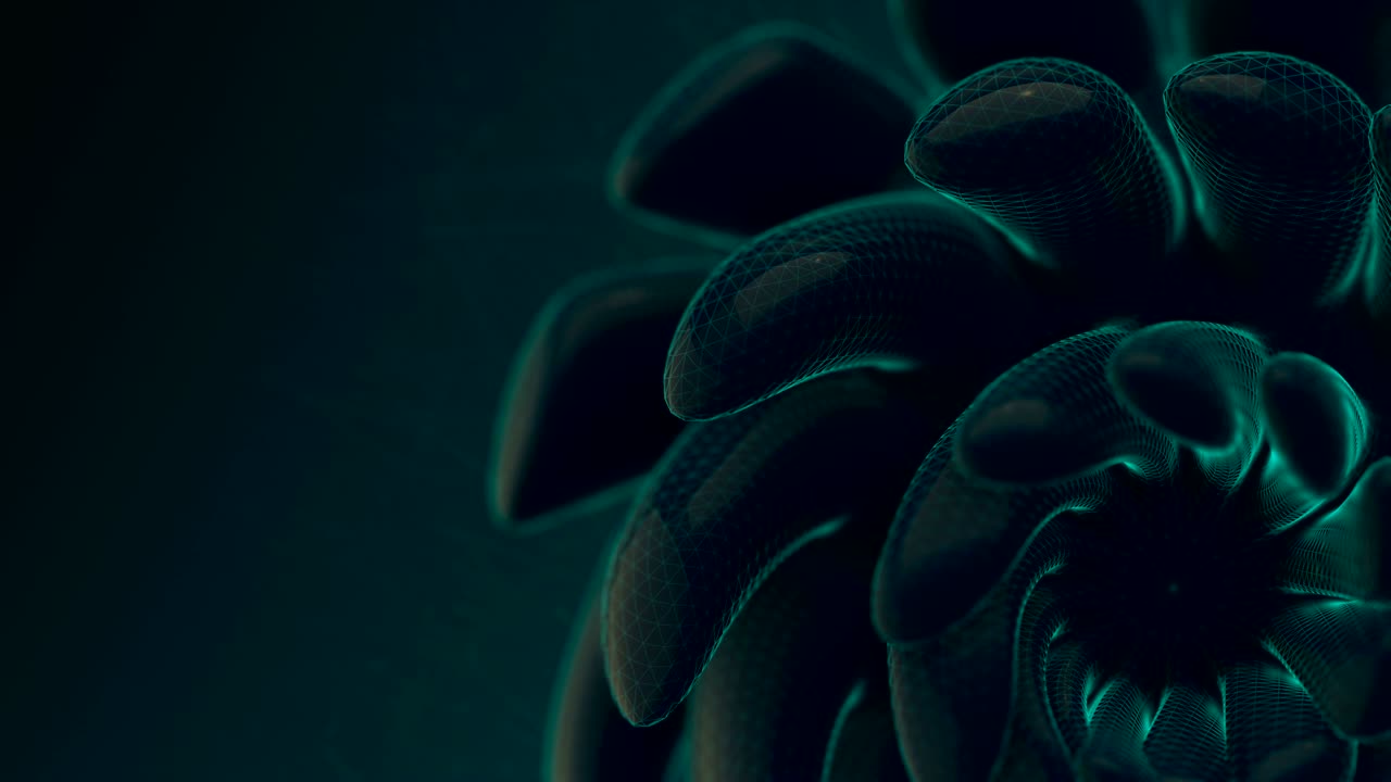 fondo de forma libre abstracto (loopable) vídeo de stock