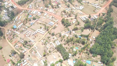 aerial-drone-view-kamatira-in-west-pokot,-kapenguria,-Kenya