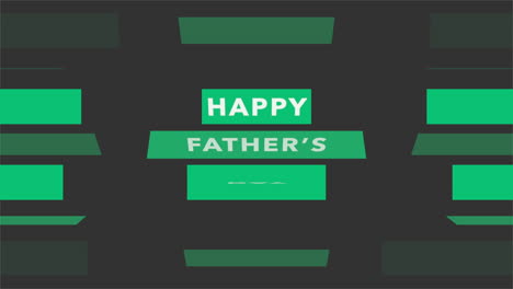 Fathers-Day-with-green-stripes-pattern-on-fashion-gradient