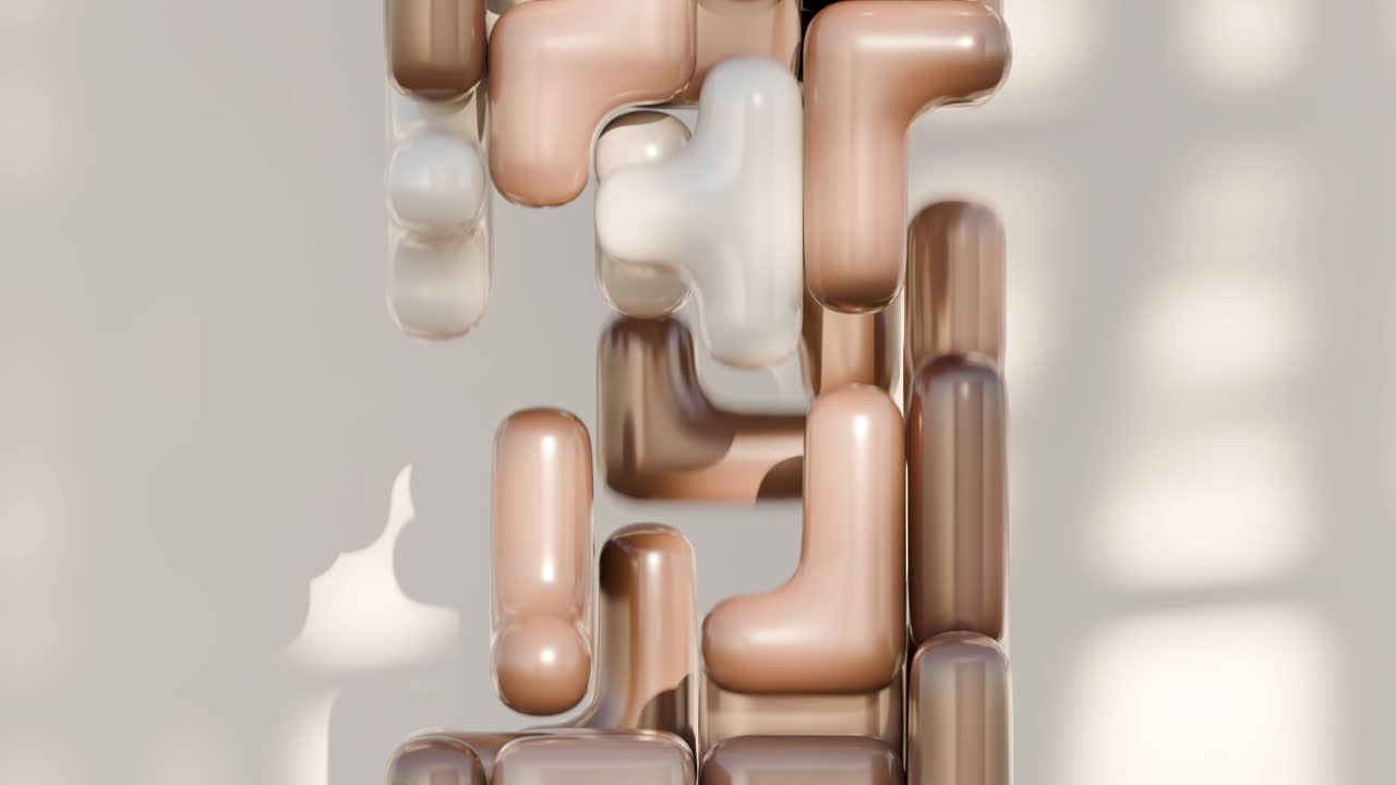 Abstract 3D Rendering with Geometric Shapes