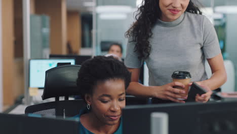 computer, coworking space communication