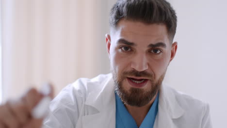 doctor explaining to patient