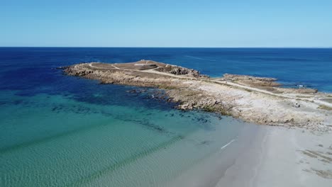 la pointe-de-la-torche 位於法國布列塔尼,是法國最美麗的景點之一,這是一座由無人機拍攝的景點