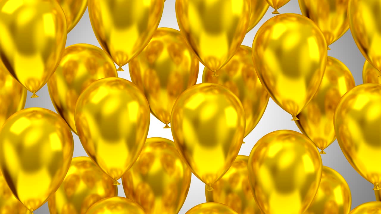 los globos que vuelan hacia arriba