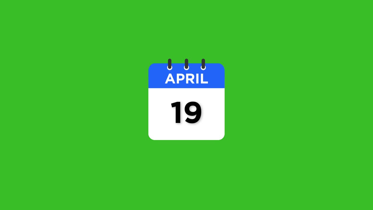 April calendar dates