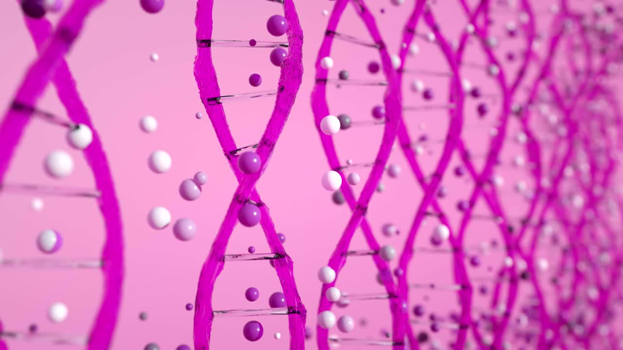 4k 추상적인 dna 개념