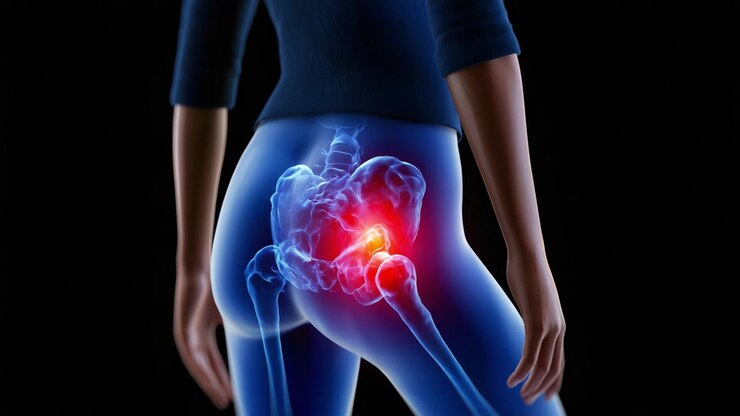 Exploring the Anatomy of the Human Hip Joint: A Detailed Visualization of the Lumbar Region with Emphasis on Health and Pain Management