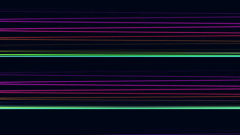 las líneas multicolores vibrantes transforman la imagen monocromática